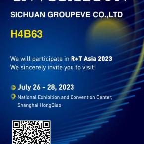 Welcome To Visit 2023 Shanghai R+T 26th-28th July