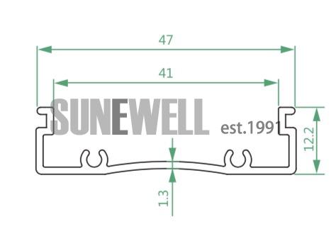 Aluminium White Color Roller Blind Headrail SUNEWELL GROUPEVE.503.jpeg