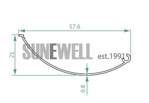 Aluminium White Color Roller Blind Headrail SUNEWELL GROUPEVE.45.jpeg