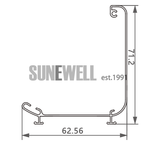 Aluminum Cover For Zebra Blinds Roller Blinds from factory Sunewell Groupeve-95.png