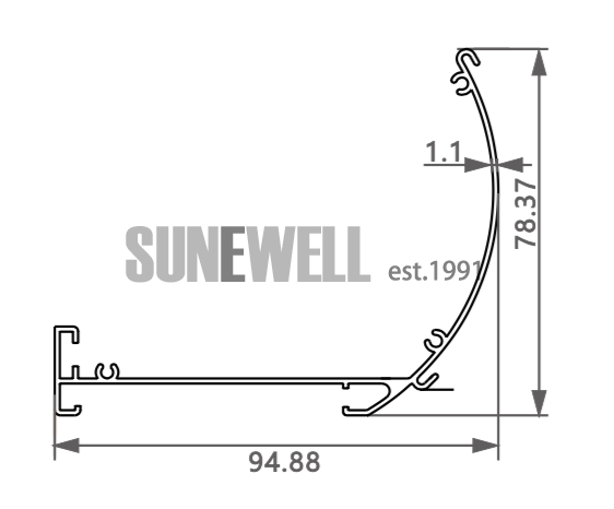 Aluminum Cover For Zebra Blinds Roller Blinds from factory Sunewell Groupeve18.png