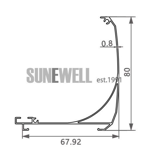 Aluminum Cover For Zebra Blinds Roller Blinds from factory Sunewell Groupeve8.png