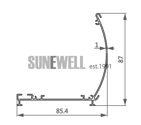 Aluminum Cover For Zebra Blinds Roller Blinds from factory Sunewell Groupeve48778.png