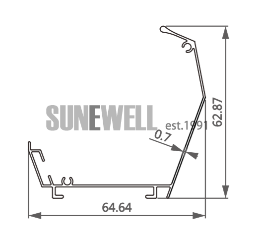 Aluminum Cover For Zebra Blinds Roller Blinds from factory Sunewell Groupeve8278.png